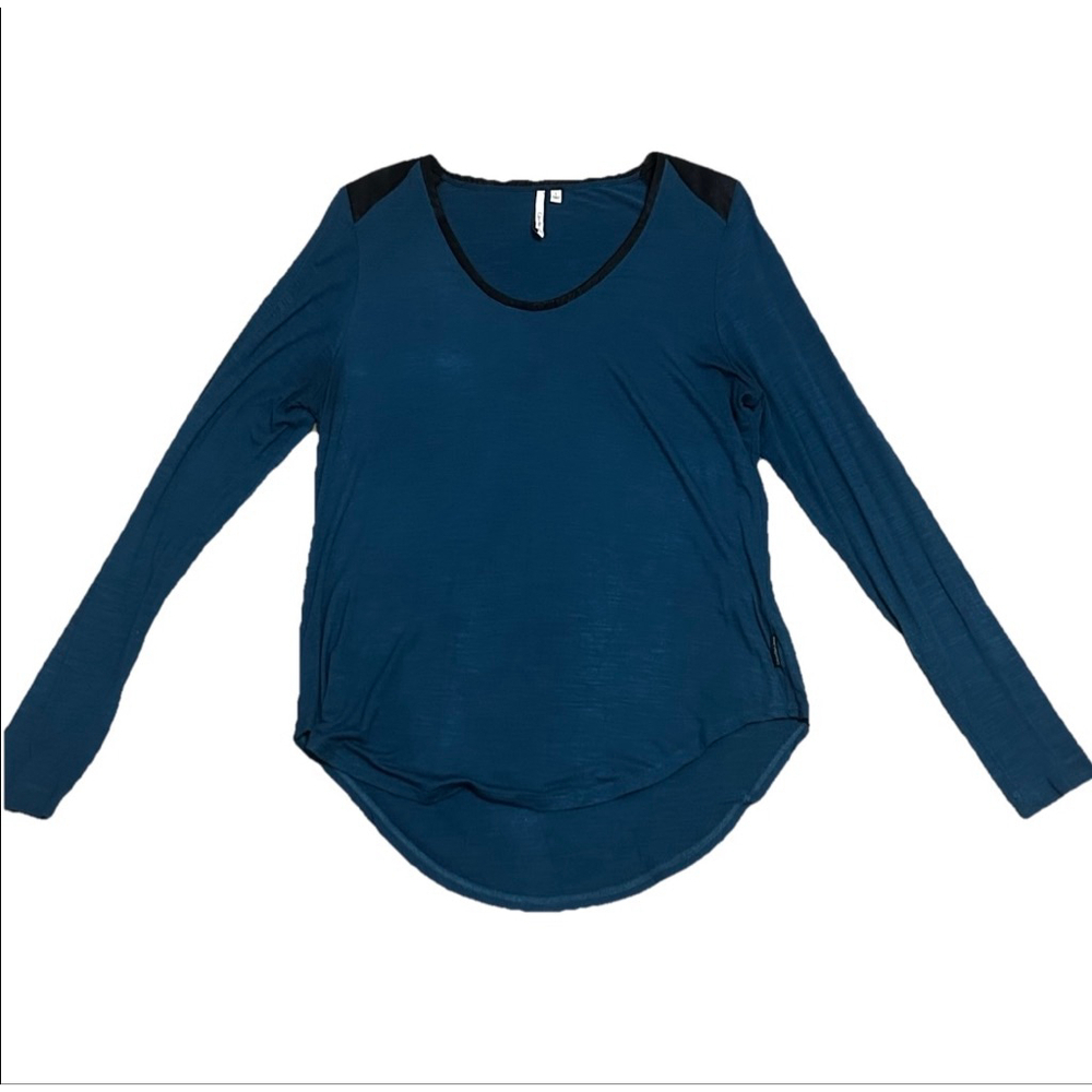 Women's Calvin Klein Jeans Long Sleeve Top Size L Blue